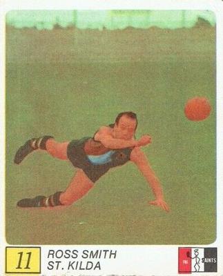 1970 Kellogg's VFL Footballers In Action #11 Ross Smith Front